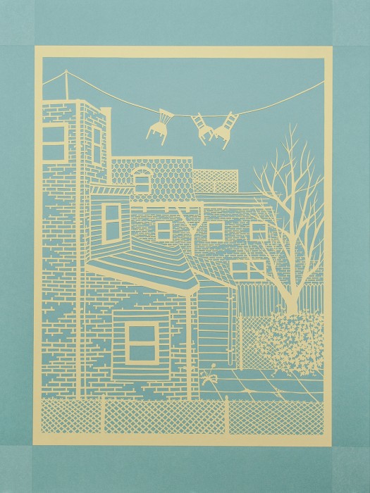 From the Kitchen Sink, Cut Paper work by Gail Cunningham