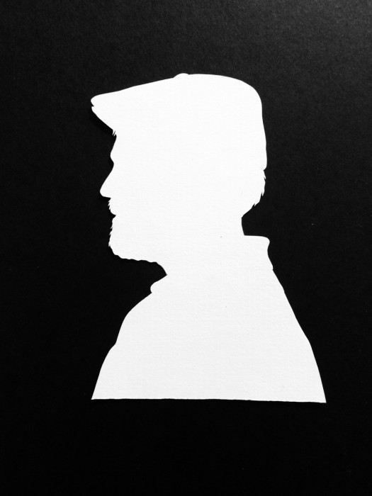Cut Paper Silhouette - Greg