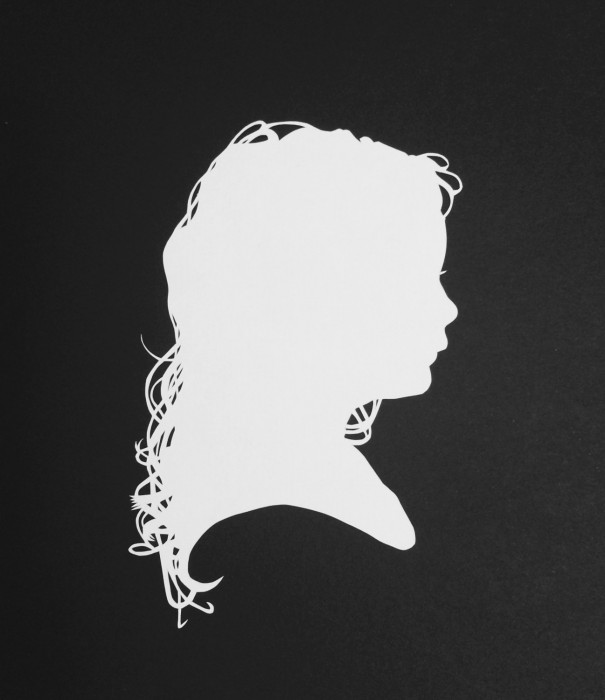 Cut Paper Silhouette - Lucy
